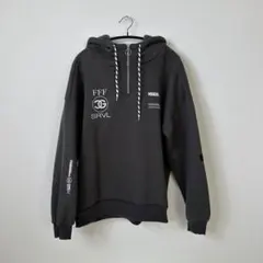 MSGR ハーフジップ フーディ size: L