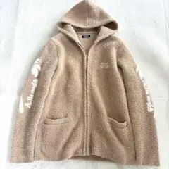 RTEG アダムスジャグラー パーカー ベージュ ジップアップ Ｍ フリース