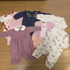 ロンパース　7枚まとめ売り　50〜80サイズ