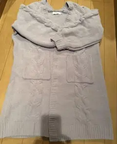 AZUL ケーブル編み カーディガン