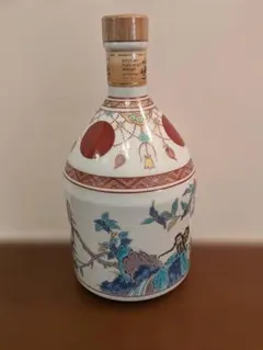 サントリー ブランデー 1990 有田焼 藍 染錦青梅波牡丹文 古酒 - メルカリ