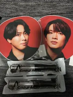 SnowMan Dome Tour ON ペンライト　うちわ　深澤辰哉　宮舘涼太