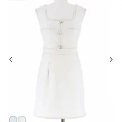 【DAZZY ノースリーブ タイト ミニ丈 キャバドレス】