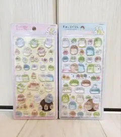 【国内正規品】ボンボンドロップシール　すみっコぐらし　ピンク　ブルー