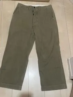 HUMAN MADE ヘリンボーン ワークパンツ カーキ　ミリタリー　パンツのサムネイル