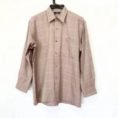 美品【 vintage 】チェックシャツ　レトロシャツ