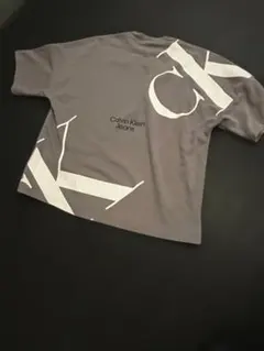 Calvin Klein Jeans ロゴTシャツ グレー