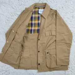 未使用級★Barbour バブアー 春物 襟コーデュロイJK ベージュ L 38