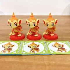 チョコエッグ　ポケモン　ヒコザル3匹セット