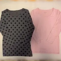 ユニクロ　ヒートテック　長袖　130 女の子