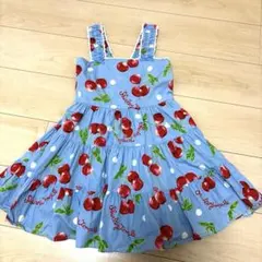 良品　シャーリーテンプル　さくらんぼ　ジャンパースカート　130