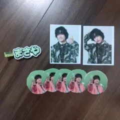 佐野晶哉 ずっとそばにいるからな。 ヘアクリップ 証明写真風シート ステッカー