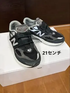 new balance ニューバランス 990 V6 キッズ　21センチ　箱無し