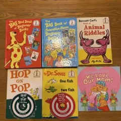 英語絵本 6冊 Dr Seuss 多読 16ストーリー　cd2枚付