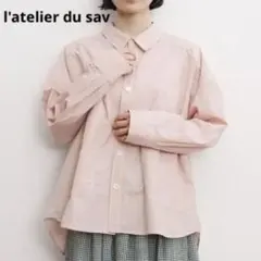 アトリエ ドゥ サボン　C/80タイプライター０番ハウスステッチ シャツ　装苑のサムネイル
