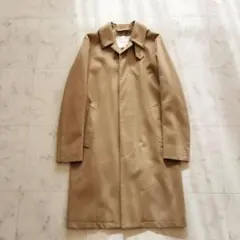マッキントッシュ ステンカラーコート 38 M 英国製 キャメル ロングコート
