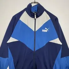 PUMA　プーマ　ジャージ　サイズ実寸　トラックジャケット　プリントロゴ　古着