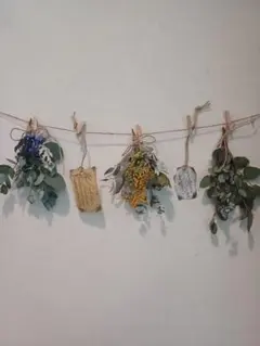 ドライフラワー　ガーランド　スワッグ
