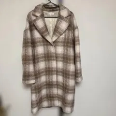 a.v.v standard チェックロングコート