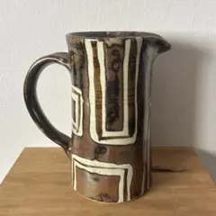 新品未使用 益子焼 ピッチャー 花器 置物