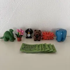 DAISUKEKONDO アートコレクションマスコットフィギュア 全6種 コンプ