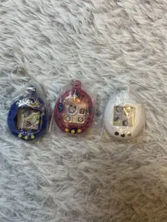 たまごっちシャカシャカチャームコレクション　みみっち　まめっち　くちぱっち