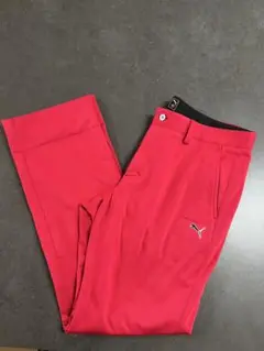 PUMA ゴルフパンツ レッド