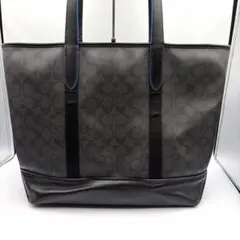COACHコーチメンズトートバッグシグネチャーF37822 A4ブルーのサムネイル