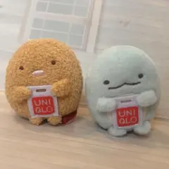 すみっコぐらし ユニクロコラボ てのりぬいぐるみ とんかつ&とかげ