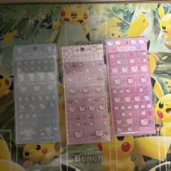 ハローキティ 90sタイルシール　3種×2セット