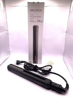 SALONIA サロニア ストレートヘアアイロン 24mm ブラック
