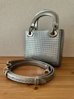Dior レディディオール ミニ メタリック 正規品