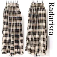 Radarista チェックプリーツスカート 春夏 M【acz027】