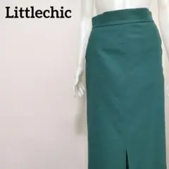 リトルシック タイトミディスカート フロントスリット スーツカンパニー