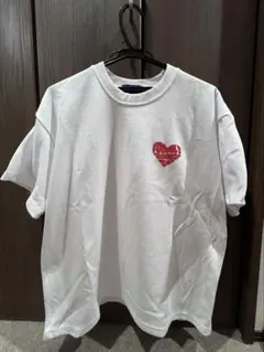 STAY GOLD ハートロゴ Tシャツ ホワイト
