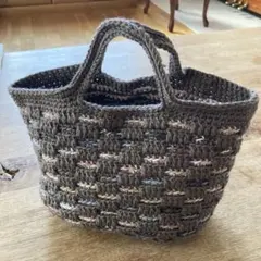 ニットバッグ　ハンドメイド