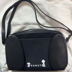 PEANUTS スヌーピー ショルダーバッグ ブラック
