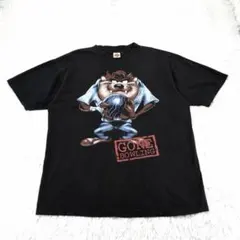希少デザイン☆タスマニアンデビル 四輪バギー ラグラン Tシャツ L 