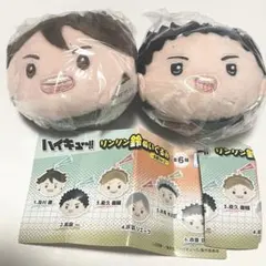 【新品未開封・匿名発送】 ハイキュー リンリン鈴ぬいぐるみ 2点セット