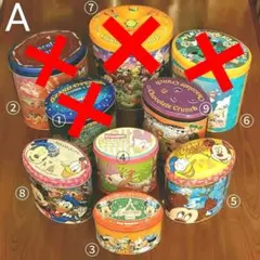 【A】ディズニー　お菓子缶【バラ売り・他出品とおまとめ可】計38点