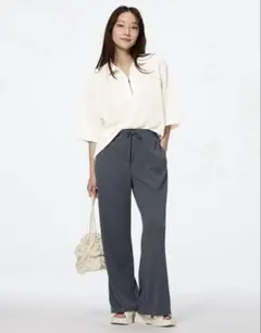 GU リブプルオンパンツ