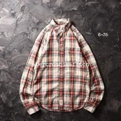ABERCROMBIE&FITCH ネルシャツ チェック　コットン