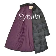 シビラ✳️ダウンロングコート【L】ブラック／ハイネック／秋冬／防寒／アウター