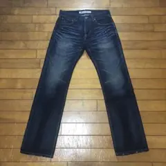☆BACK NUMBER★ ダークカラーストレートジーンズ★W28のサムネイル