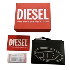 正規品 新品 DIESEL ディーゼル ブラック 黒 レザー カードケース