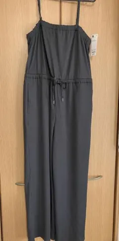 GU リブサロペットパンツ 08 DARK GRAY XLのサムネイル