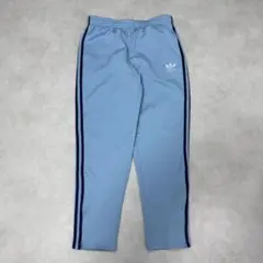 古着 ヴィンテージ アディダス トラックパンツ ブルー ネイビー 青 紺