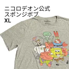 【Nickelodeon公式】スポンジ・ボブ キャラクタープリントTシャツ XLのサムネイル