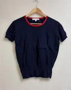 UNIQLO INES DE LA FRESSANGE ネイビー半袖ニット M