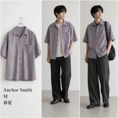 Anchor Smith 春夏きれカジ ペイズリー半袖シャツのサムネイル